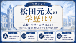 松田元太の学歴は？高校・中学・大学はどこ？Travis Japan加入までの学生時代も紹介の記事のアイキャッチ画像